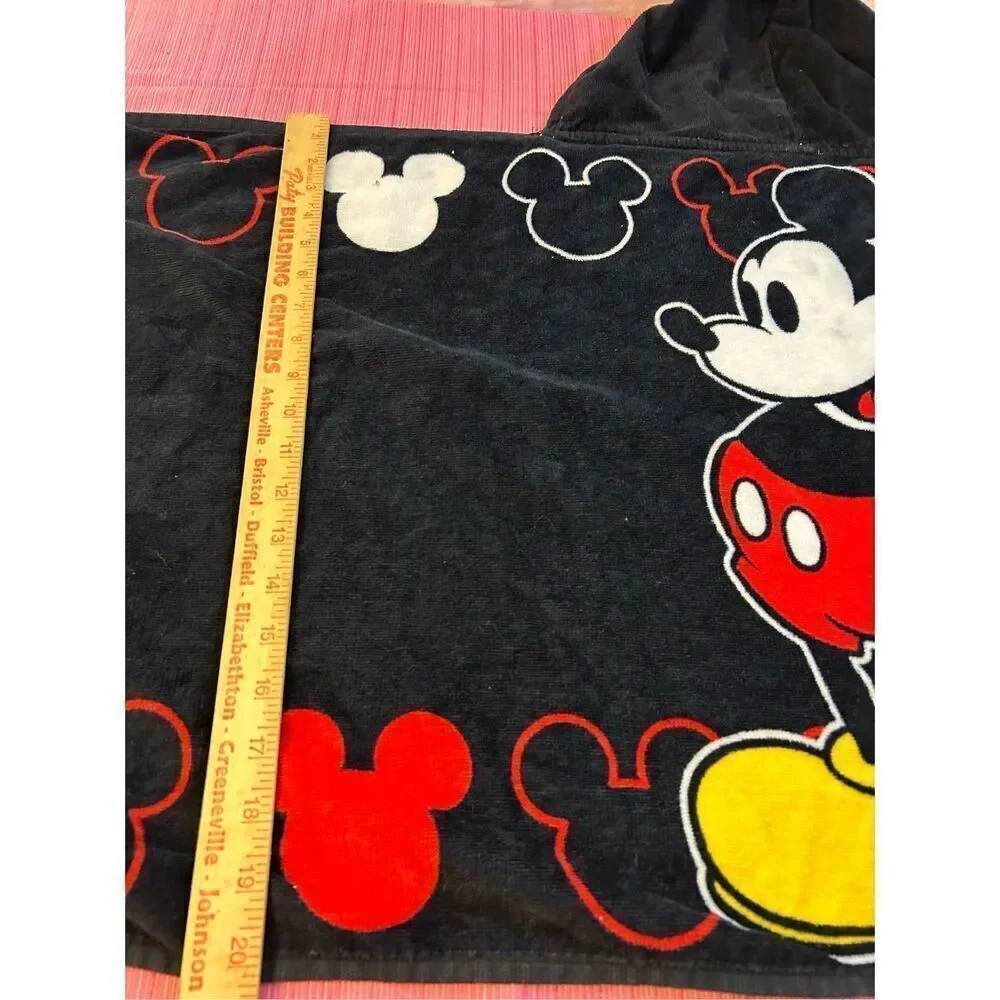 Disney Mickey hooded towel‎ red black #18389